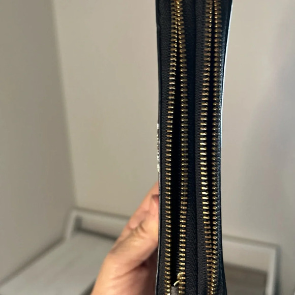 Coach Black Patent Wristlet Wallet - Picture 5 of 5